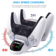 Dobe TP5-0506 stalak-punjač za dva gamepada PS5 beli - 220784
