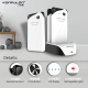 Dock station + 3x back up baterije KONFULON PS01 10000 mAh bele - 75812