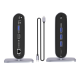 Docking station / HUB Type-C na LAN Gb, SD card, TF, PD, Type-C, 4xUSB 3.0, Audio, HDMI i VGA 12 u 1 sa postoljem - 615983