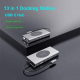 Docking station / HUB  Type-C na LAN Gb, Wireless PC, SD card, TF, Type-C, 3xUSB 3.0, 2xUSB 2.0, Audio, HDMI i VGA 13 u 1 20cm kabl - 615984