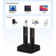 Docking station MAIWO K3016P2, Type C 3.2 na 2x M.2 NVMe clone crni - 213523