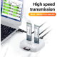 Docking station MAIWO K3016SD, Type C 3.2 na 2 x M.2 (SATA i PCIe NvMe), SD Card, beli - 213524