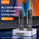 Docking station MAIWO K3016SD, Type C 3.2 na 2 x M.2 (SATA i PCIe NvMe), SD Card, beli - 213524