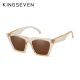 KINGSEVEN Ženske naočare za sunce S10 brown white - MOMENT1424