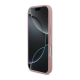 Maska za iPhone 17 Pro/ 18 Pro Guess Fixed Glitter Big 4G pink - EP3235731