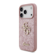 Maska za iPhone 17 Pro/ 18 Pro Guess Fixed Glitter Big 4G pink - EP3235731