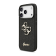 Maska za iPhone 17 Pro/ 18 Pro Guess Fixed Glitter Big 4G crna - EP3235734