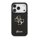 Maska za iPhone 17 Pro/ 18 Pro Guess Fixed Glitter Big 4G crna - EP3235734