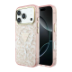 Maska za iPhone 17 Pro/ 18 Pro Guess IML Leopard Glitter Triangle MagSafe pink - EP3236145