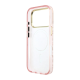 Maska za iPhone 17 Pro/ 18 Pro Guess IML Leopard Glitter Triangle MagSafe pink - EP3236145