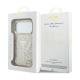Maska za iPhone 17 Pro/ 18 Pro Guess IML Leopard Glitter Triangle MagSafe pink - EP3236145