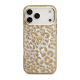 Maska za iPhone 17 Pro Max/ 18 Pro Max braon Guess IML Leopard Glitter Triangle MagSafe - EP3236193