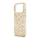 Maska za iPhone 17 Pro/ 18 Pro braon Guess IML Leopard Glitter Triangle MagSafe - EP3236148
