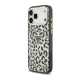 Maska za iPhone 17 Pro Max/ 18 Pro Max Guess IML Leopard Glitter Triangle MagSafe crna - EP3236196