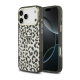 Maska za iPhone 17 Pro Max/ 18 Pro Max Guess IML Leopard Glitter Triangle MagSafe crna - EP3236196