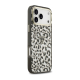 Maska za iPhone 17 Pro Max/ 18 Pro Max Guess IML Leopard Glitter Triangle MagSafe crna - EP3236196