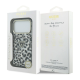 Maska za iPhone 17 Pro/ 18 Pro Guess IML Leopard Glitter Triangle MagSafe crna - EP3236199