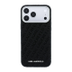 Maska Karl Lagerfeld Grained Allover Elongated Magsafe iPhone 17 Pro/ 18 Pro crna - EP3235737