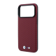 Maska za iPhone 17 Pro/ 18 Pro BMW M Carbon Metal Logo Magsafe bordo - EP3231571