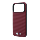 Maska za iPhone 17 Pro Max/ 18 Pro Max BMW M Carbon Metal Logo Magsafe bordo - EP3233974