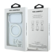 Maska za iPhone 17 Pro/ 18 Pro Karl Lagerfeld IML Ring Stand 360 Kameo Metal Magsafe transparent - EP3236220