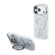 Maska za iPhone 17 Pro/ 18 Pro Karl Lagerfeld IML Ring Stand 360 Kameo Metal Magsafe transparent - EP3236220