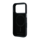 Maska Karl Lagerfeld Grained Allover Logo Metal Elongated Magsafe iPhone 17 Pro/ 18 Pro bordo - EP3235746
