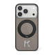 Maska za iPhone 17 Pro/ 18 Pro Karl Lagerfeld IML Ring Stand 360 Kameo Metal Magsafe crna - EP3236226