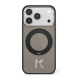 Maska za iPhone 17 Pro Max/ 18 Pro Max Karl Lagerfeld IML Ring Stand 360 Kameo Metal Magsafe crna - EP3236229