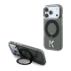 Maska za iPhone 17 Pro Max/ 18 Pro Max Karl Lagerfeld IML Ring Stand 360 Kameo Metal Magsafe crna - EP3236229