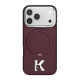 Maska za iPhone 17 Pro/ 18 Pro burgundy Karl Lagerfeld IML Ring Stand 360 Kameo Metal Magsafe - EP3236154