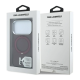 Maska za iPhone 17 Pro/ 18 Pro burgundy Karl Lagerfeld IML Ring Stand 360 Kameo Metal Magsafe - EP3236154