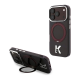 Maska za iPhone 17 Pro/ 18 Pro burgundy Karl Lagerfeld IML Ring Stand 360 Kameo Metal Magsafe - EP3236154