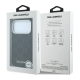 Maska za iPhone 17 Pro/ 18 Pro Karl Lagerfeld Grained Mono Resin Logo Magsafe crna - EP3236157