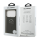 Maska za iPhone 17 Pro/ 18 Pro Karl Lagerfeld Embossed Open Ring RSG Logo Magsafe crna - EP3235752
