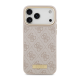 Maska za iPhone 17 Pro Max Guess 4G Logo Plate MagSafe pink - DRO621542