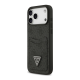 Maska za iPhone 17 Pro Max Guess 4G Double Card Triangle crna - DRO622641