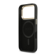 Maska za iPhone 17 Pro Guess 4G PU Triangle Logo & Stand Camera Magsafe crna - EP2743750