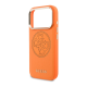 Maska za iPhone 17 Pro narandžasta Guess Perforated 4G MagSafe - EP2850374