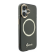 Maska za iPhone 17 Guess IML Script Metal MagSafe crna - EP2874085