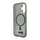 Maska za iPhone 17 Guess IML Script Metal MagSafe crna - EP2874085