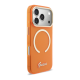Maska za iPhone 17 Pro Max narandžasta Guess IML Script Metal MagSafe - EP2850389