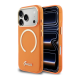 Maska za iPhone 17 Pro Max narandžasta Guess IML Script Metal MagSafe - EP2850389