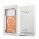 Maska za iPhone 17 Pro Max narandžasta Guess IML Script Metal MagSafe - EP2850389