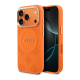 Maska za iPhone 17 Pro narandžasta Guess Peony Hot Stamp MagSafe - EP2850407