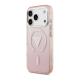 Maska za iPhone 17 Pro Guess IML Gradient Triangle Logo MagSafe pink - EP2849713