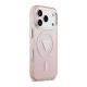 Maska za iPhone 17 Pro Guess IML Gradient Triangle Logo MagSafe pink - EP2849713