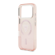 Maska za iPhone 17 Pro Guess IML Gradient Triangle Logo MagSafe pink - EP2849713
