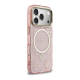 Maska za iPhone 17 Pro roza Guess IML Peony Dot MagSafe - EP2850413