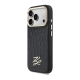 Maska za iPhone 17 Pro Max Karl Lagerfeld Croco KL Script Logo MagSafe crna - EP2847945